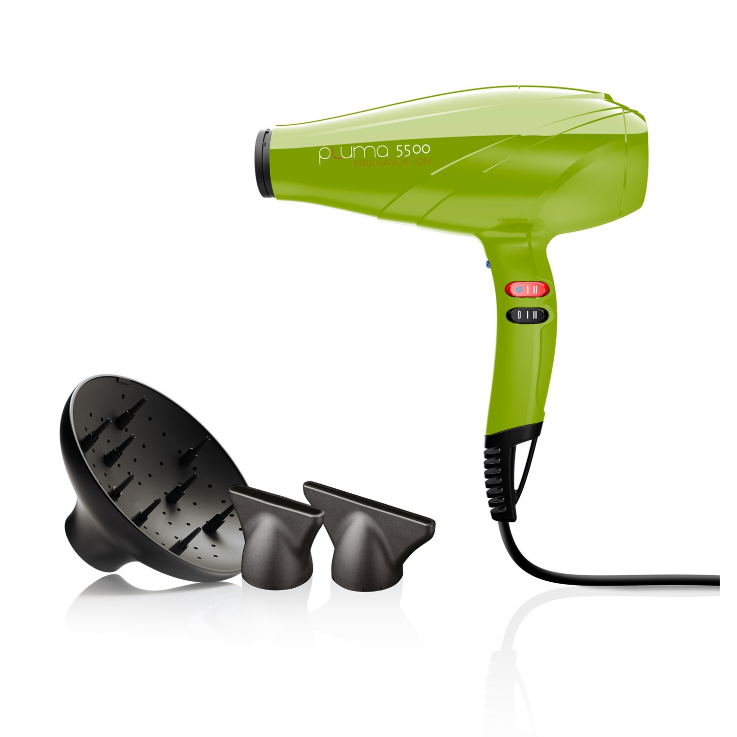 Профессиональный фен Ga.Ma Ga.Ma Pluma 5500 Endurance Ion Green Профессиональный фен Ga.Ma Ga.Ma Pluma 5500 Endurance Ion Green