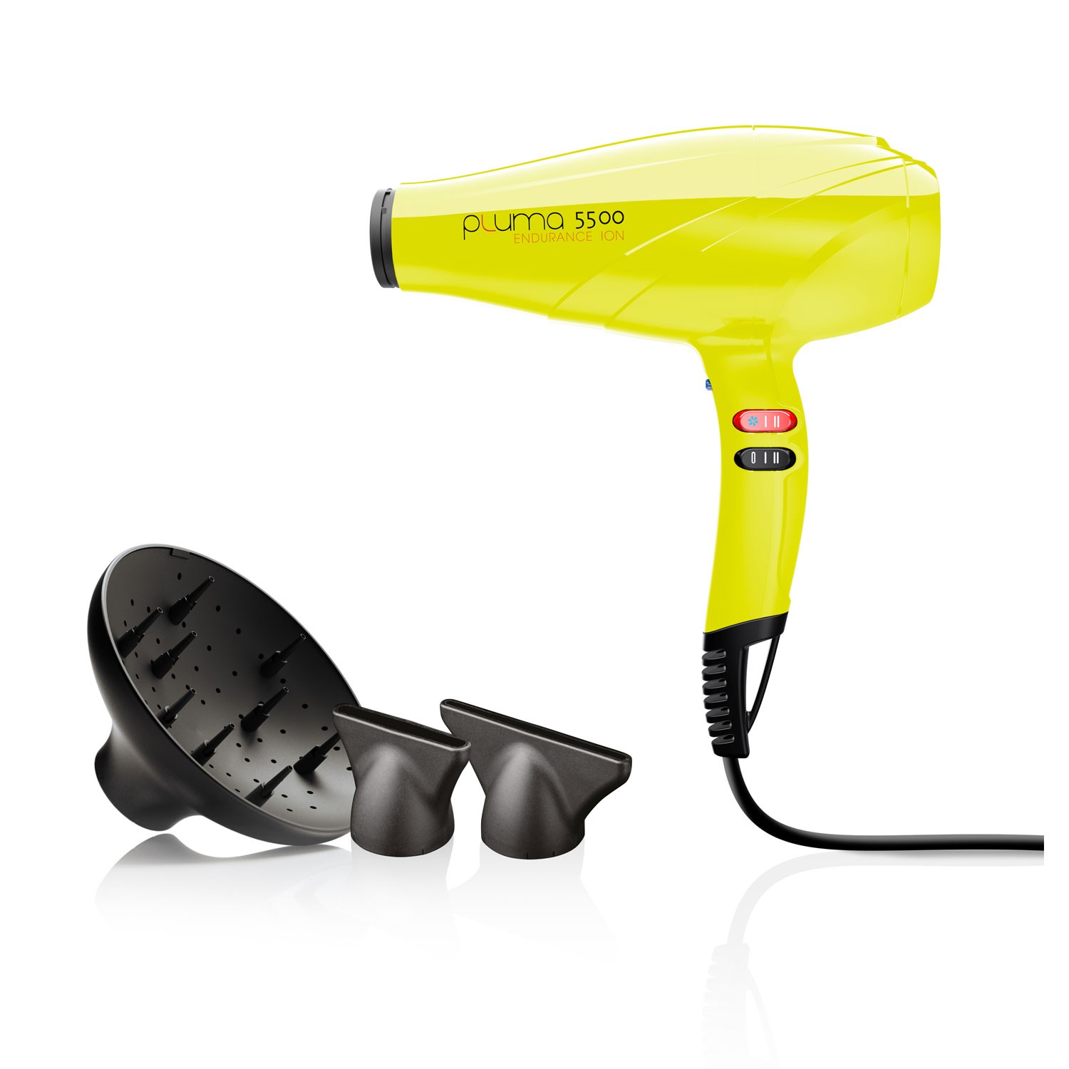 Профессиональный фен Ga.Ma Pluma 5500 Ion Yellow Профессиональный фен Ga.Ma Pluma 5500 Ion Yellow