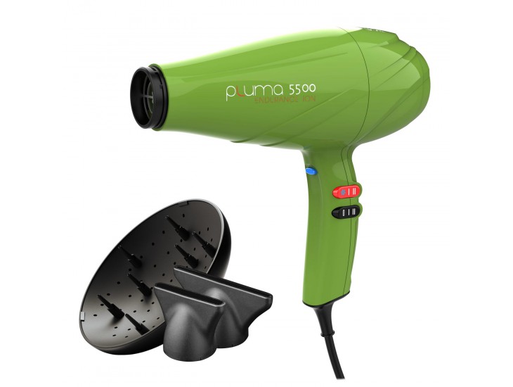Профессиональный фен Ga.Ma Pluma 5500 Endurance Ion Green (SH 1603)