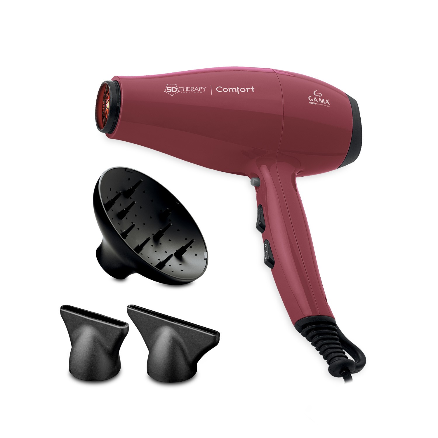 Профессиональный фен Ga.Ma Comfort Halogen 5d Therapy (GH 0501) Профессиональный фен Ga.Ma Comfort Halogen 5d Therapy (GH 0501)
