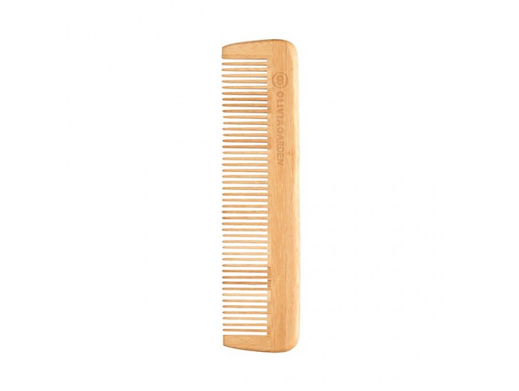 Расческа для тонких волос из натурального и прочного бамбука Olivia Garden  Bamboo Touch С1