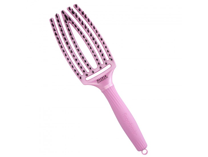 Щетка для волос Olivia Garden Fingerbrush Boar&Nylon Celestrial Pink (ID1863)