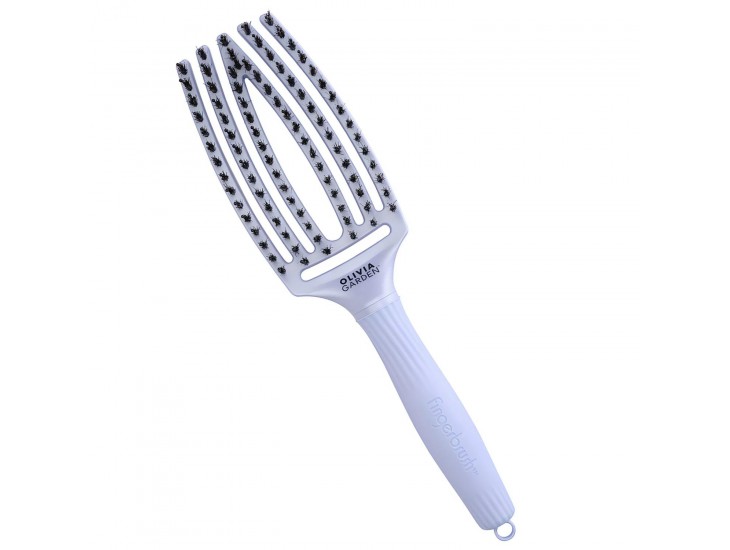 Щетка для волос Olivia Garden Fingerbrush Boar&Nylon Polar Blue (ID1865)