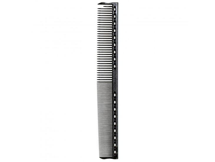 Расческа для стрижки с линейкой Y.S.PARK черная (YS-G45 carbon)